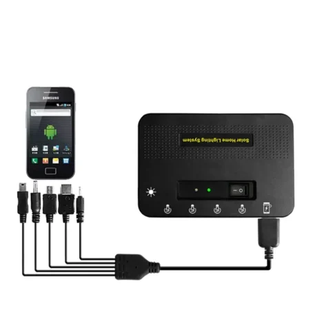 Solar Home Lighting Kit With Phone Charger - Image 3