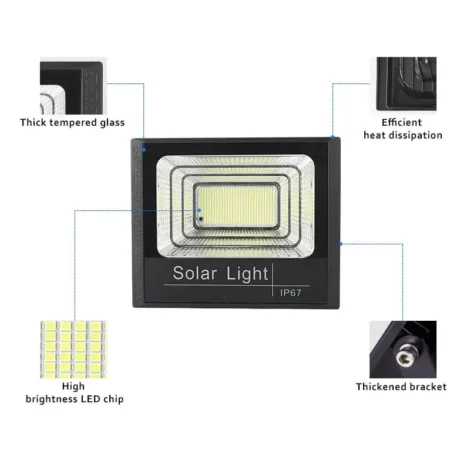 Waterproof Solar Outdoor Flood Lights - Image 2